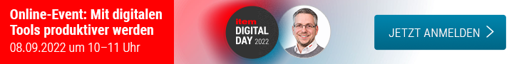 item Online-Event: Mit digitalen Tools produktiver werden