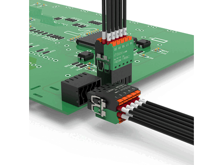 3.5mm 1-In 2-Out PCB Circuit board terminal spring connector (flange,plug) LC89M-3.5-10P 3.5mm 1-In 2-Out PCB Circuit board terminal spring connector (flange,plug) LC89M-3.5-10P